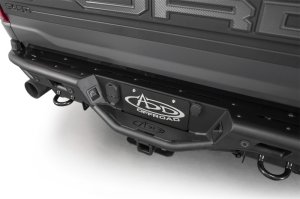 Ford F-150 Raptor Bumper - Rear - Addictive Desert Designs - Race Series - Hammer Black - `21-`24